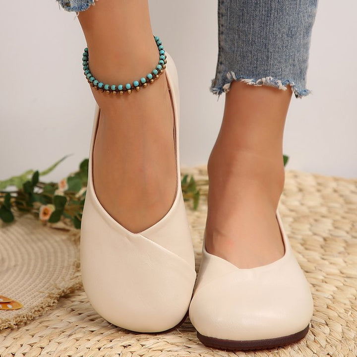 Women's Classic Comfort Flats – Elegant Fall Shoes for Everyday Wear