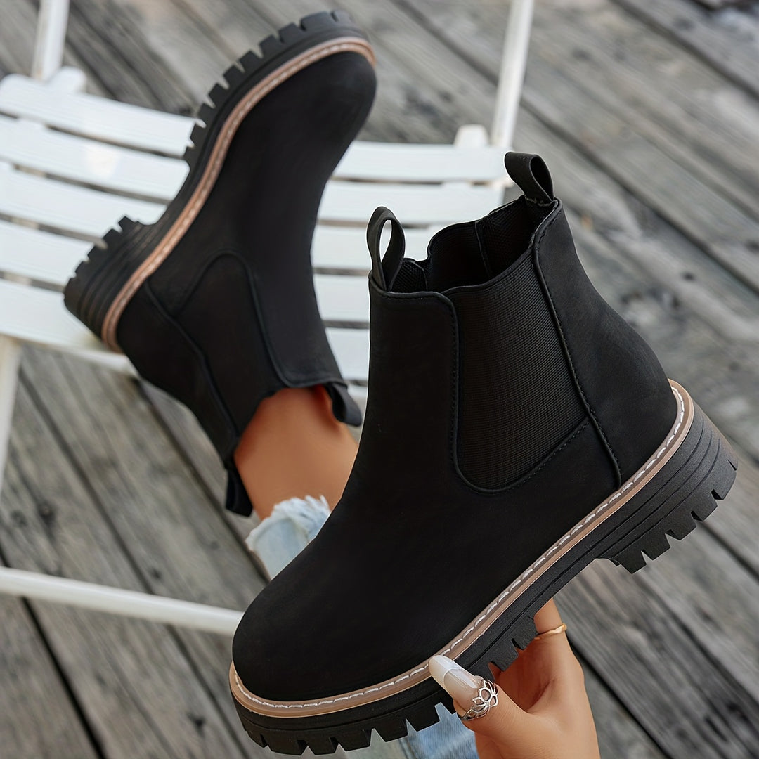 Women's Easy Slip-On Chelsea Boots – Lightweight, Non-Slip & All-Day Comfort Ankle Booties