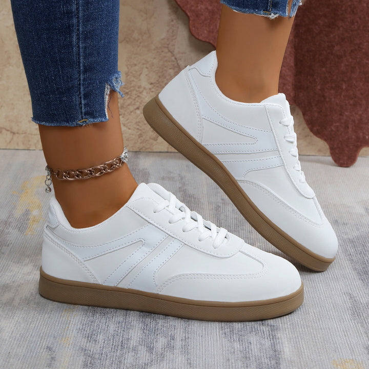 Women's Vintage Casual Platform Sneakers – Comfortable Round Toe & Easy-to-Match Style
