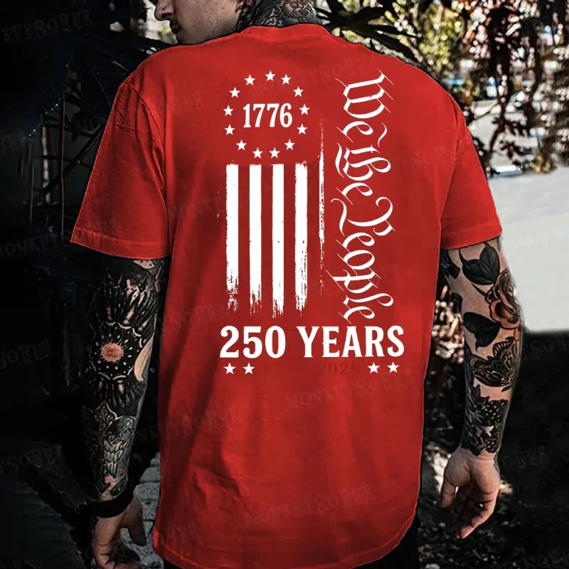 250 Years We The People 1776-2026 Celebration Monkey T-shirt