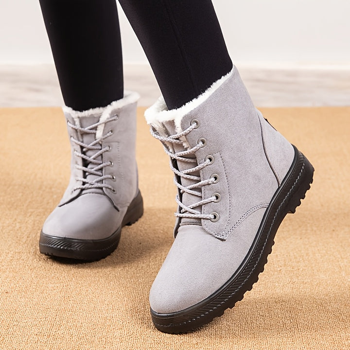 Women's Warm Winter Snow Boots – Cozy, Non-Slip Boots for Cold Weather