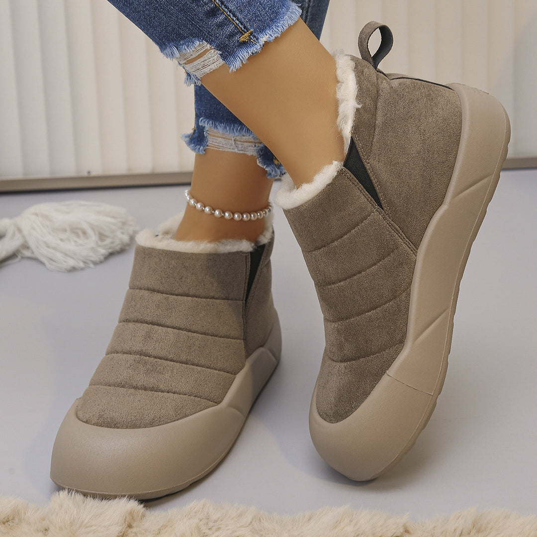 Women's Winter Comfort Boots – Warm, Waterproof Snow Boots for Cold Weather