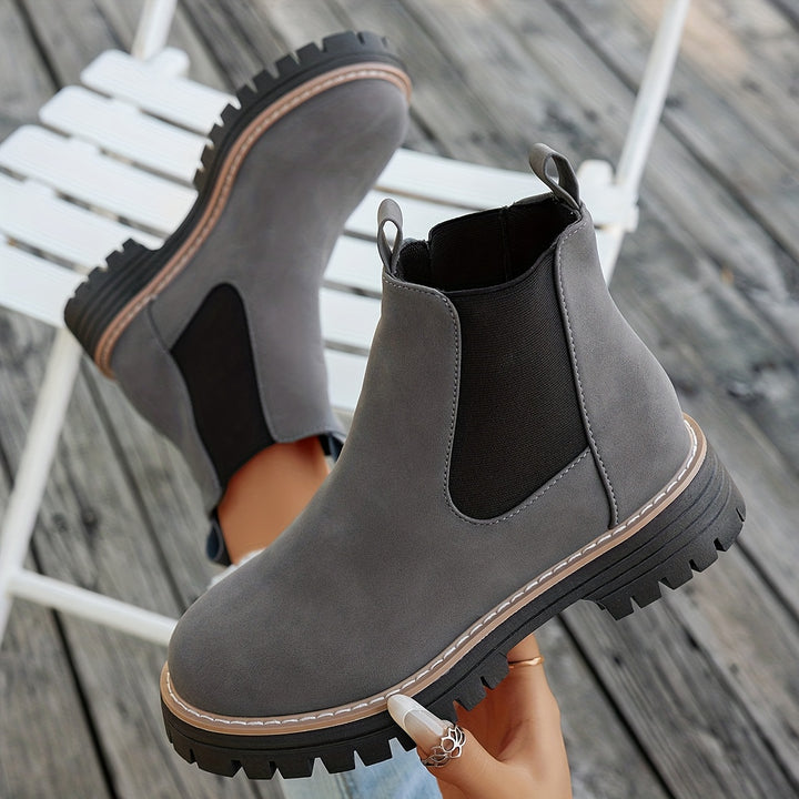 Women's Easy Slip-On Chelsea Boots – Lightweight, Non-Slip & All-Day Comfort Ankle Booties