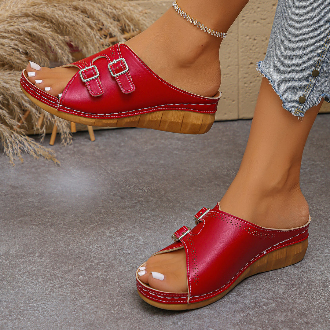 Women's Comfortable Sandals – Open-Toe Strap Summer Shoes
