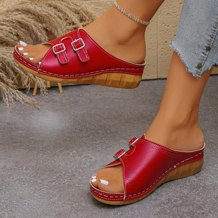 Women's Comfortable Sandals – Open-Toe Strap Summer Shoes