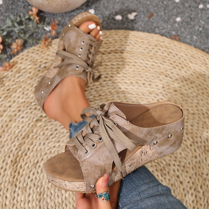 Women's Retro Summer Sandals –Comfortable Wedge Summer Slippers