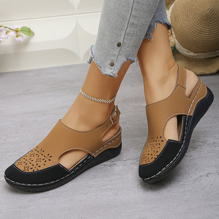 Women's Retro Breathable Comfort Sandals – Soft Lightweight Walking Shoes