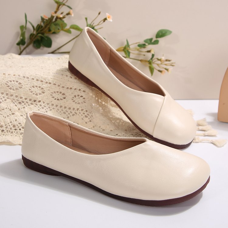 Women's Classic Comfort Flats – Elegant Fall Shoes for Everyday Wear