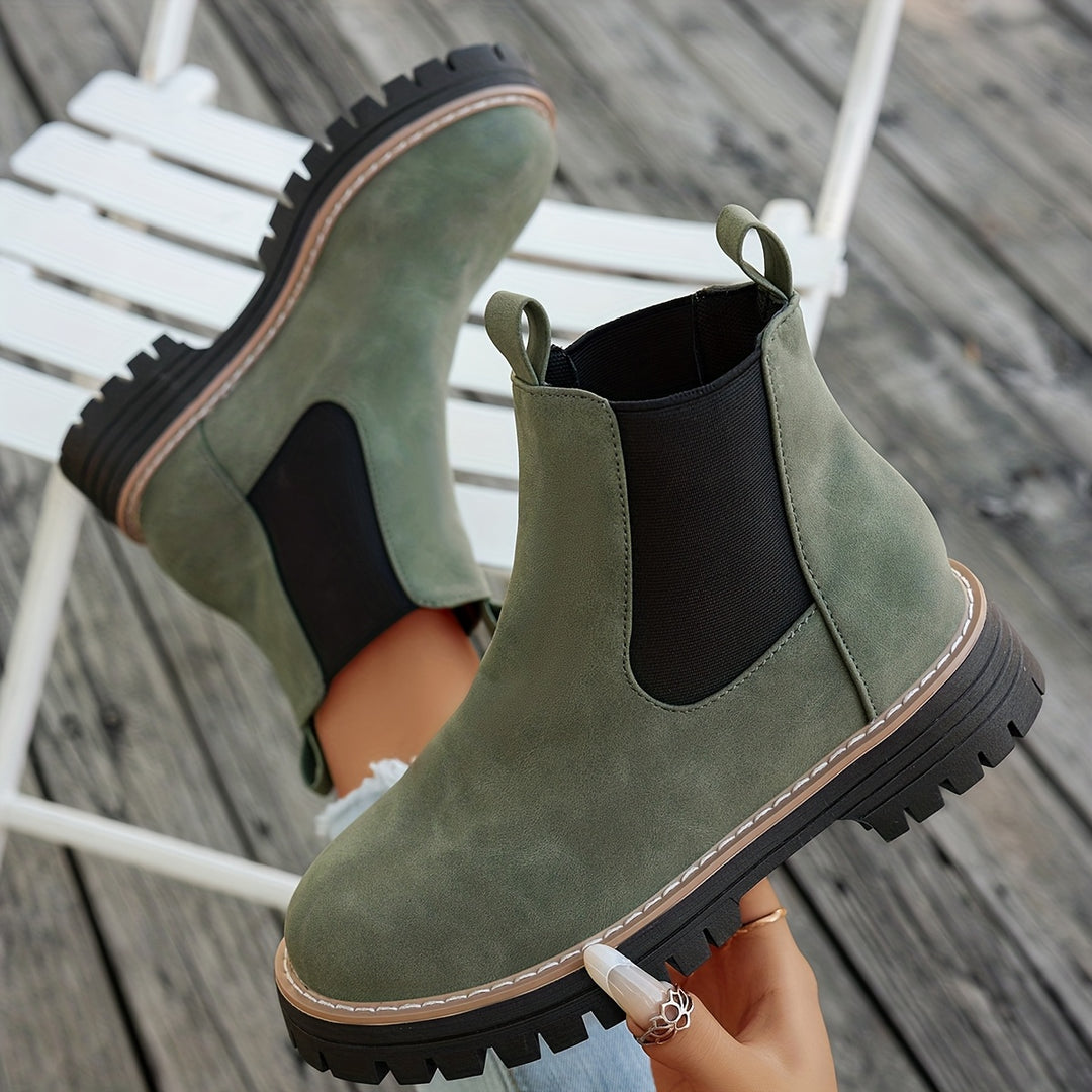 Women's Easy Slip-On Chelsea Boots – Lightweight, Non-Slip & All-Day Comfort Ankle Booties