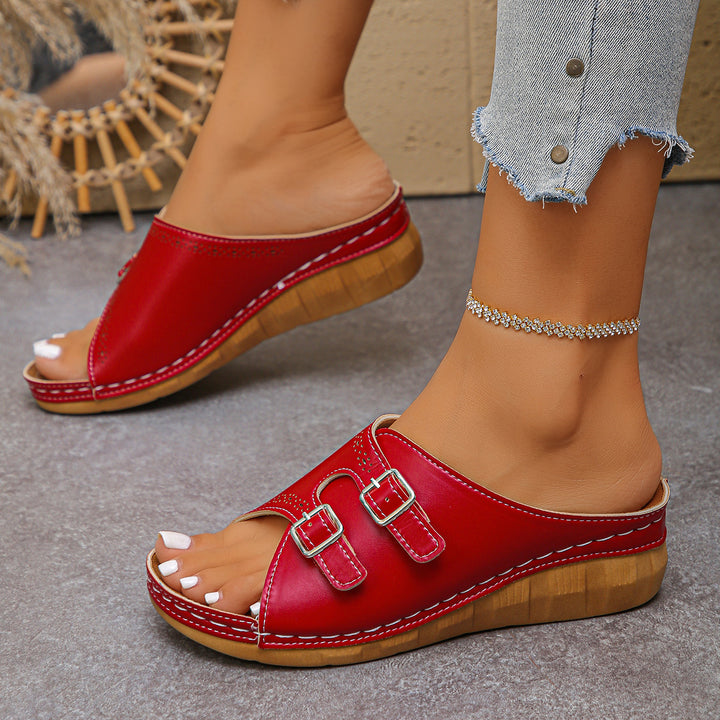 Women's Comfortable Sandals – Open-Toe Strap Summer Shoes