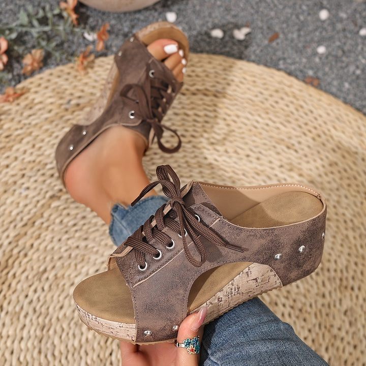 Women's Retro Summer Sandals –Comfortable Wedge Summer Slippers