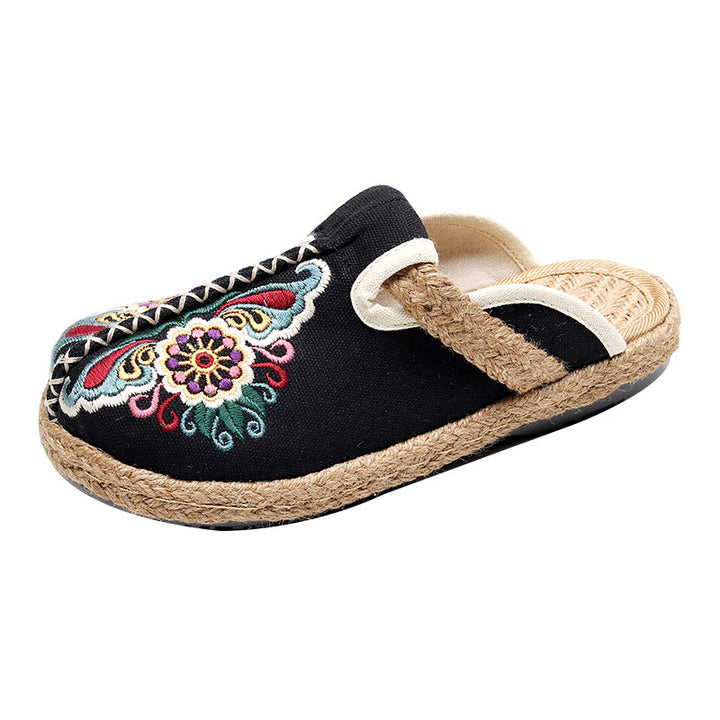 Women's Handmade Cotton Floral Mules-✈️Buy 2 Free Shipping✈️