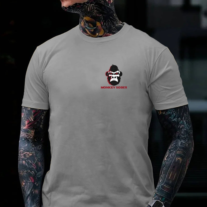 Emotional Support Husband Do Not Pet  Monkey T-shirt