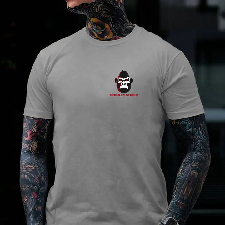 Emotional Support Husband Do Not Pet  Monkey T-shirt