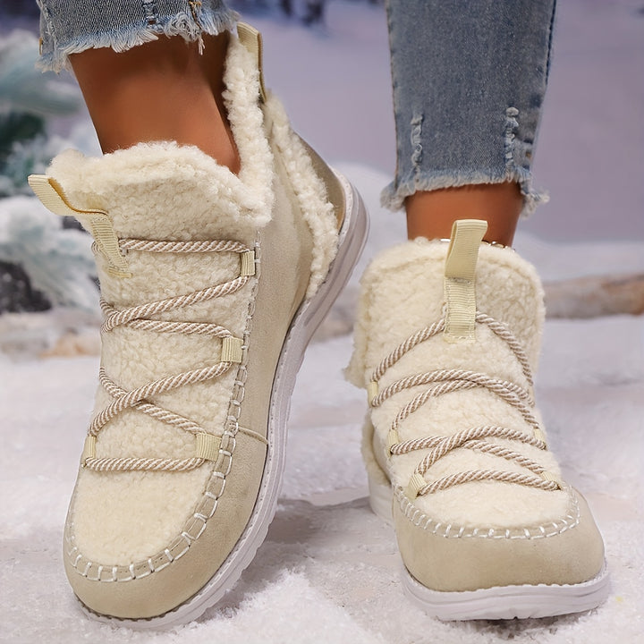 Women's Winter Comfort Snow Boots– Soft Plush-Lined Snow Boots with a Comfortable Insole