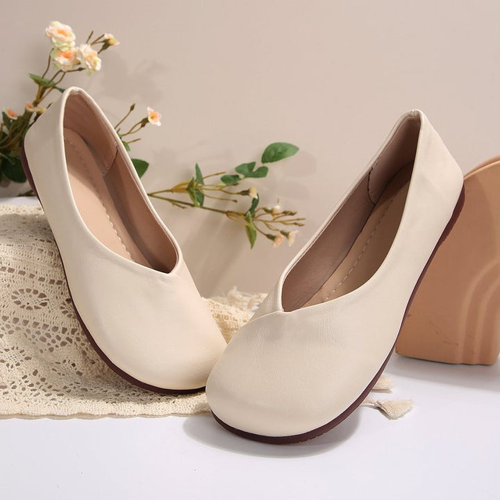 Women's Classic Comfort Flats – Elegant Fall Shoes for Everyday Wear