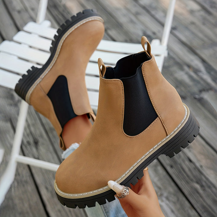 Women's Easy Slip-On Chelsea Boots – Lightweight, Non-Slip & All-Day Comfort Ankle Booties