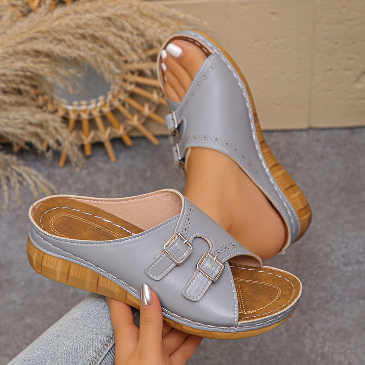 Women's Comfortable Sandals – Open-Toe Strap Summer Shoes