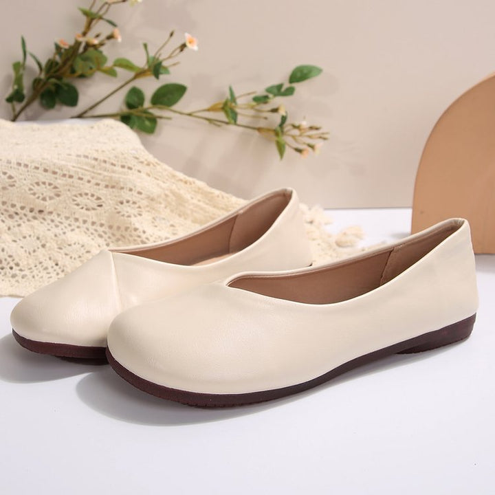 Women's Classic Comfort Flats – Elegant Fall Shoes for Everyday Wear
