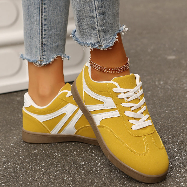 Women's Vintage Casual Platform Sneakers – Comfortable Round Toe & Easy-to-Match Style