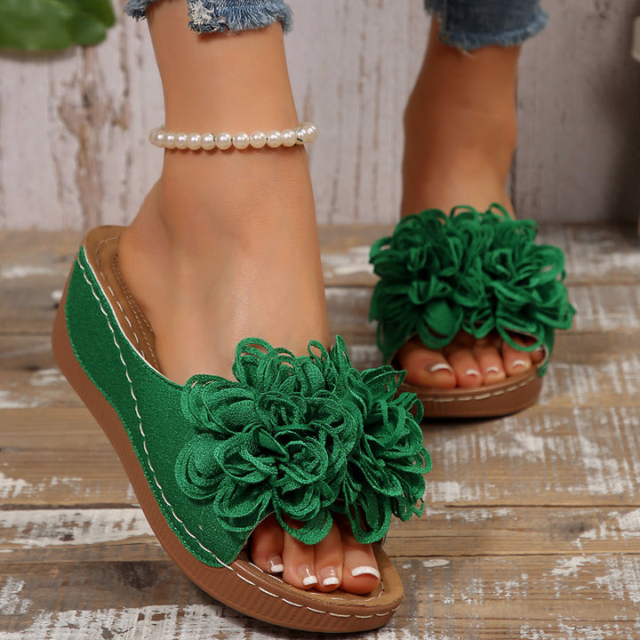 Women's Comfort Sandals – Soft Floral Lightweight Summer Shoes