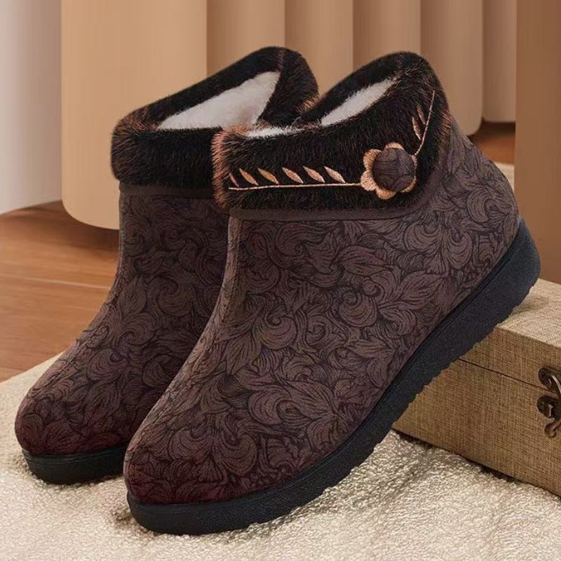 Women's Winter Comfort Boots – Warm Wool-Lined Boots with a Flexible Non-Slip Sole