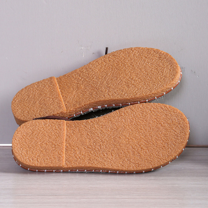 Boho Canvas Mule Sandals – Lightweight, Breathable & Easy to Slip On