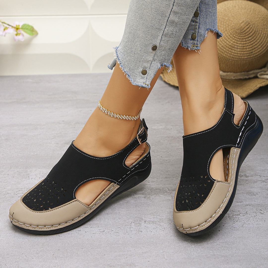 Women's Retro Breathable Comfort Sandals – Soft Lightweight Walking Shoes