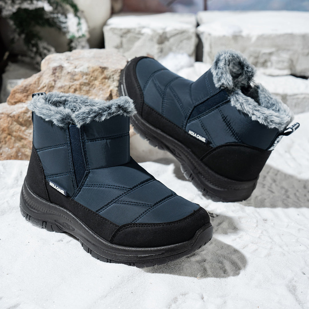 Women's Warm Winter Snow Boots – Warm Waterproof Non-Slip Boots for Cold Weather