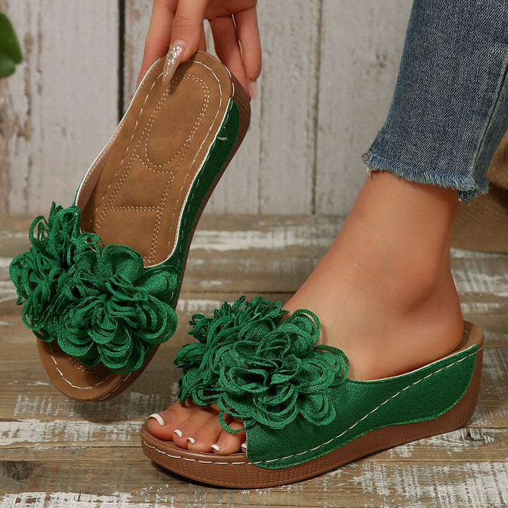 Women's Comfort Sandals – Soft Floral Lightweight Summer Shoes