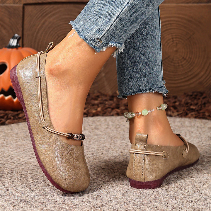 Bohemian Beaded Mary Jane Flats – Vintage Soft Sole Comfort Shoes for Women