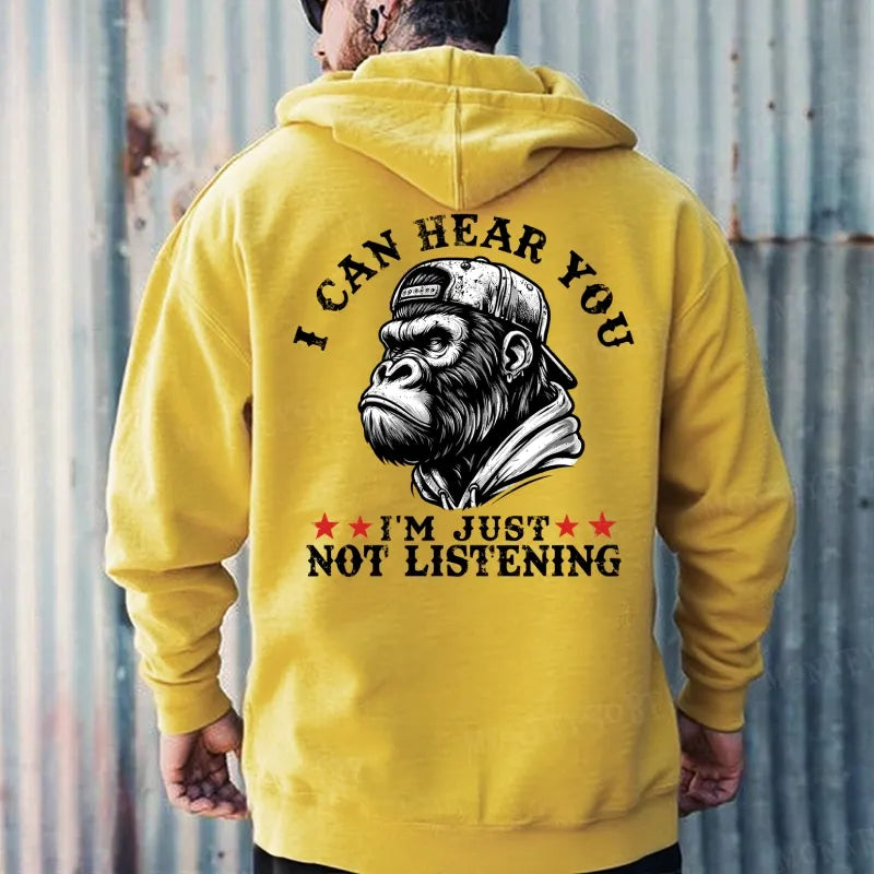 I Can Hear You I Am Just Not Listening Hoodies