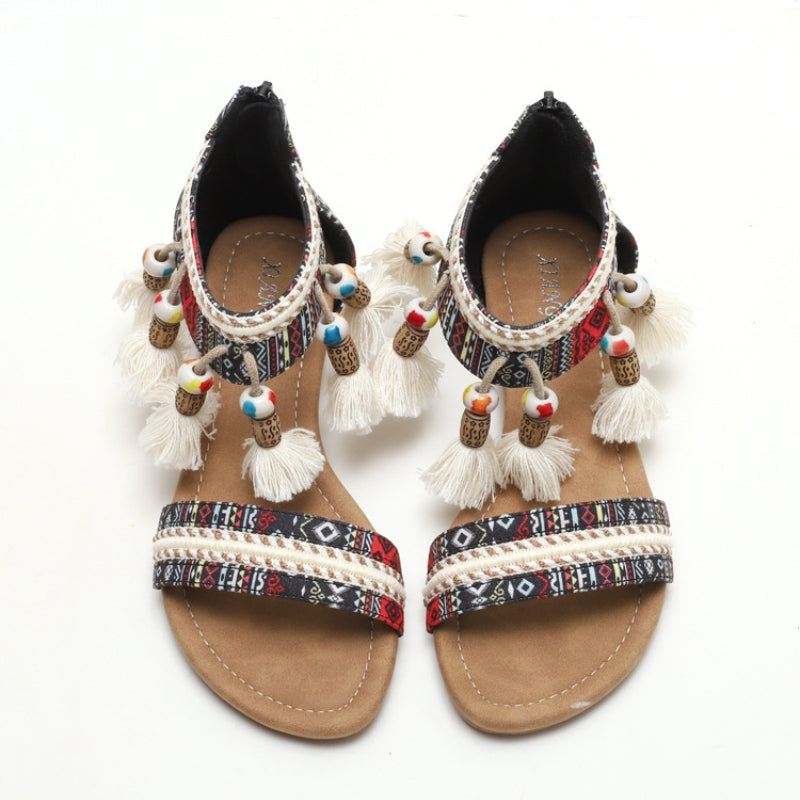 Women's Boho Wedge Sandals – Comfortable, Stylish & Perfect for Summer Travel