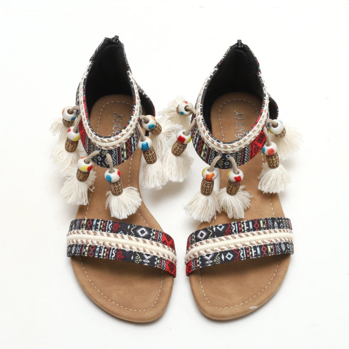 Women's Boho Wedge Sandals – Comfortable, Stylish & Perfect for Summer Travel