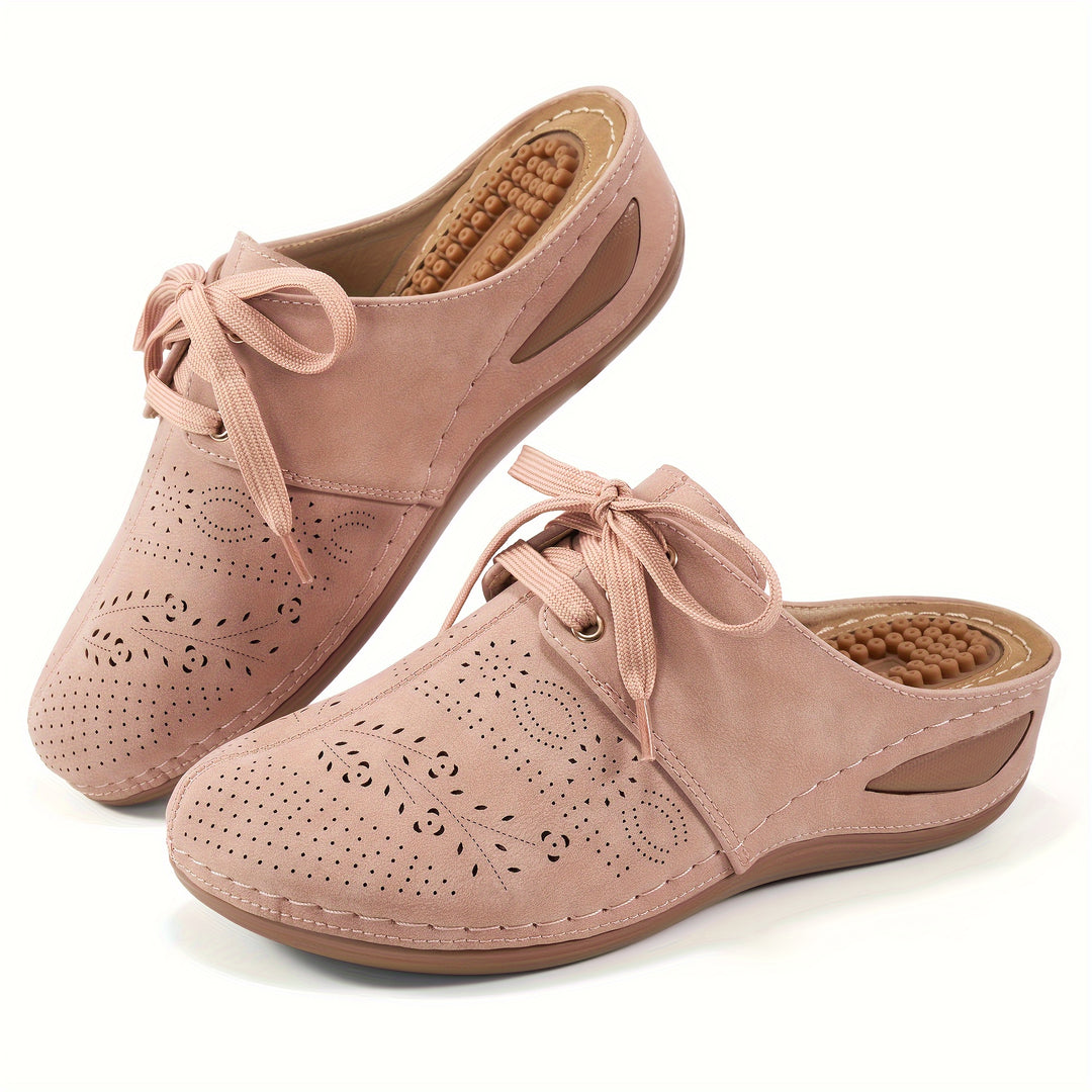 Women's Hollow Wedge Mules