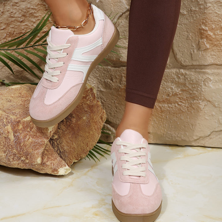 Women's Vintage Casual Platform Sneakers – Comfortable Round Toe & Easy-to-Match Style