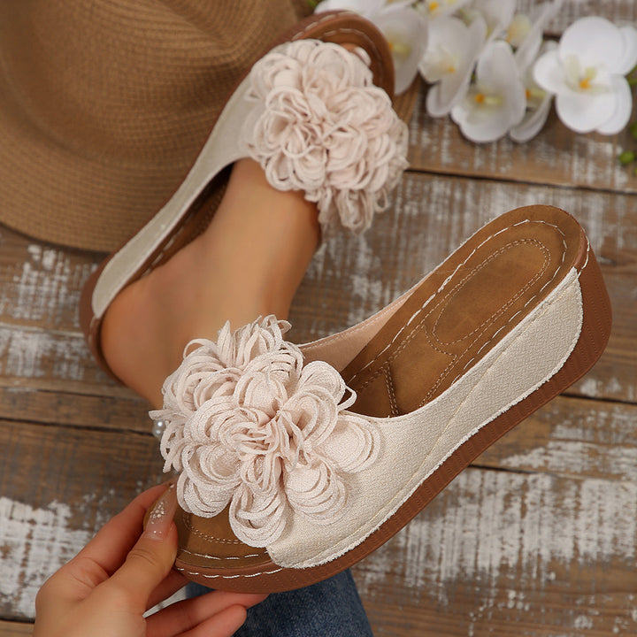 Women's Comfort Sandals – Soft Floral Lightweight Summer Shoes