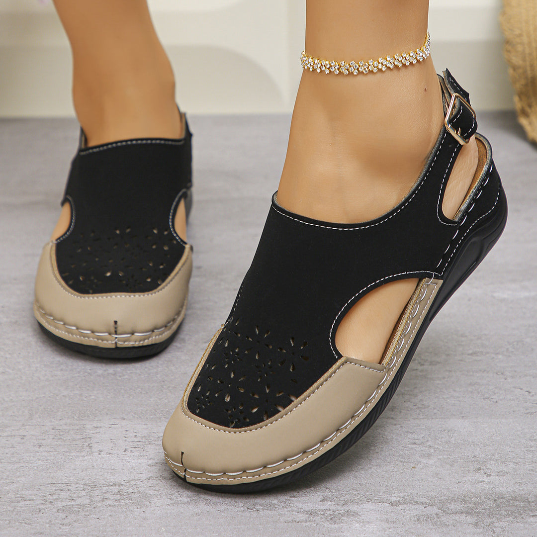 Women's Retro Breathable Comfort Sandals – Soft Lightweight Walking Shoes