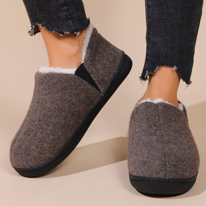 Women's Warm Winter House Shoes – Cozy Non-Slip Slippers for Fall & Winter