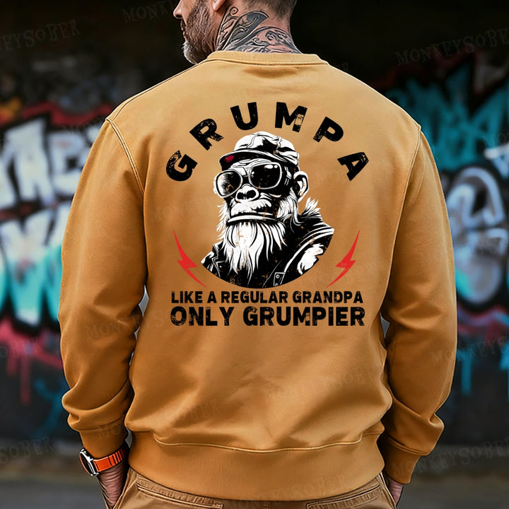 Grumpa Like A Regular Grandpa Only Grumpier Sweatshirt
