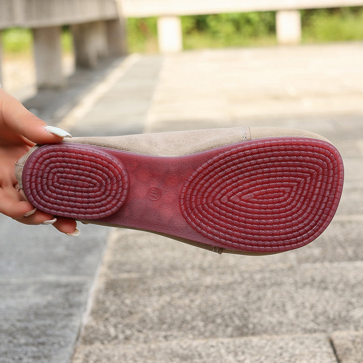 Women's Vintage Comfortable Bow Flat Mules