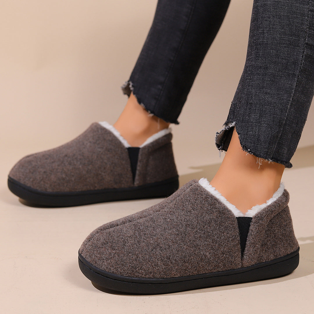 Women's Warm Winter House Shoes – Cozy Non-Slip Slippers for Fall & Winter