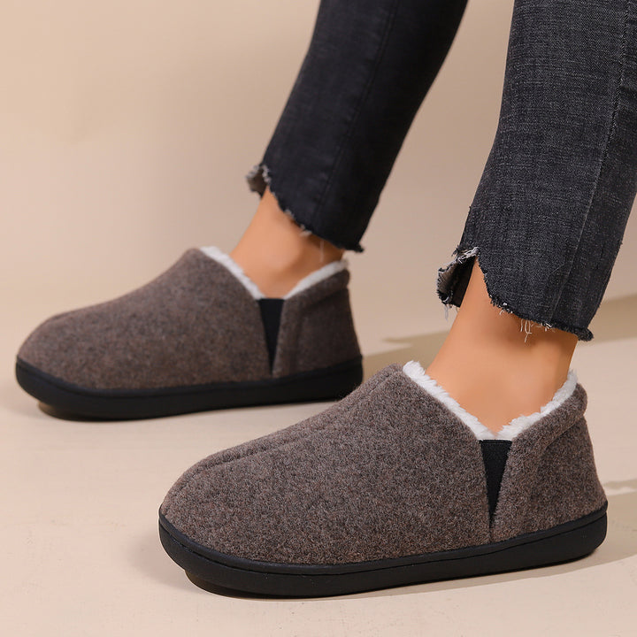 Women's Warm Winter House Shoes – Cozy Non-Slip Slippers for Fall & Winter