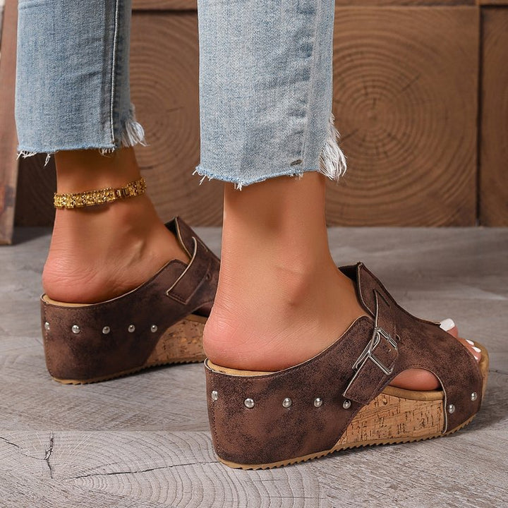 Women's Vintage Comfort Sandals – Lightweight Summer Walking Shoes