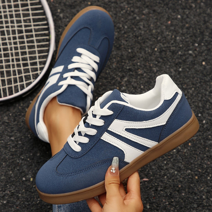 Women's Vintage Casual Platform Sneakers – Comfortable Round Toe & Easy-to-Match Style