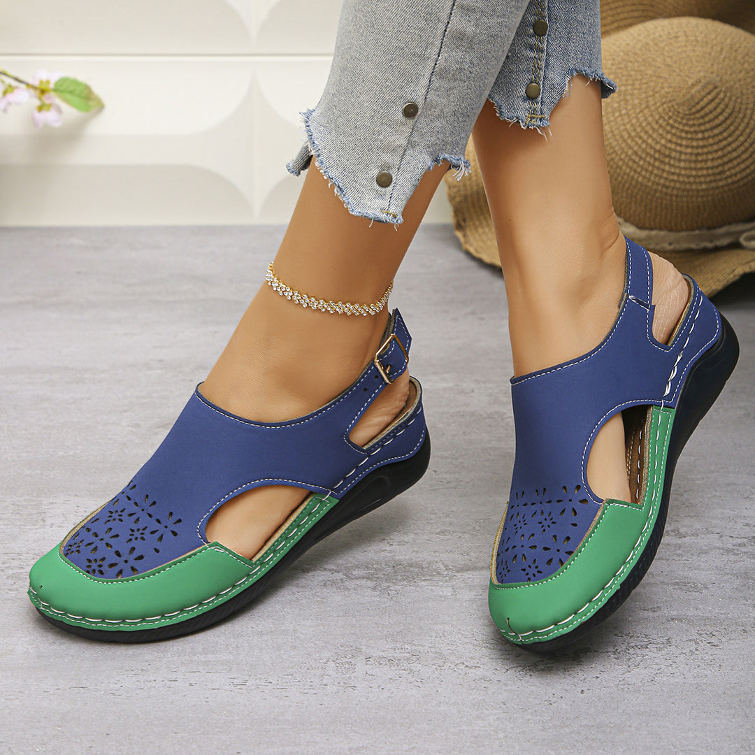 Women's Retro Breathable Comfort Sandals – Soft Lightweight Walking Shoes