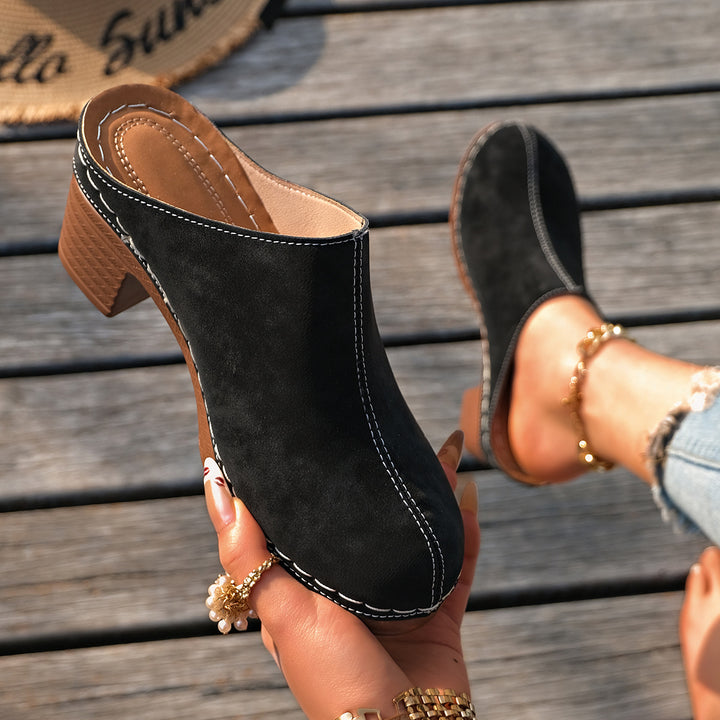 Women's Boho Mules – Comfortable Breathable Slip-On Shoes for Everyday & Vacation Wear