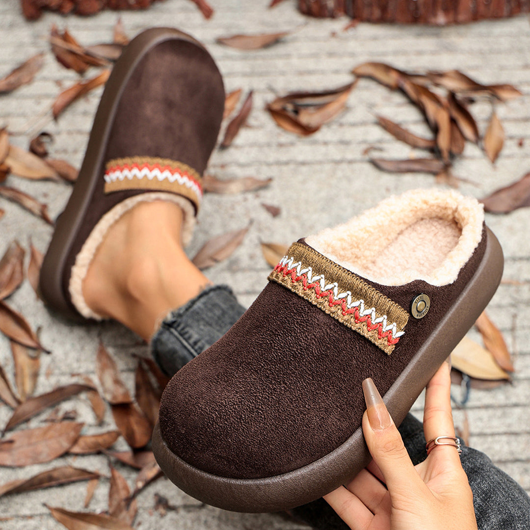 Women's Vintage Winter Mules