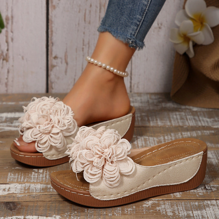 Women's Comfort Sandals – Soft Floral Lightweight Summer Shoes