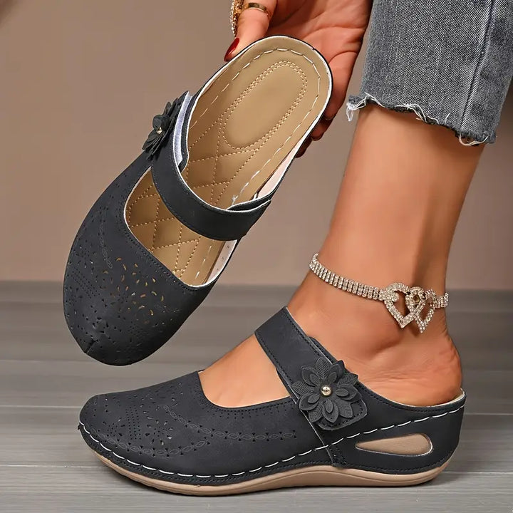Women's Comfort Cutout Sandals – Breathable Slip-On Summer Shoes